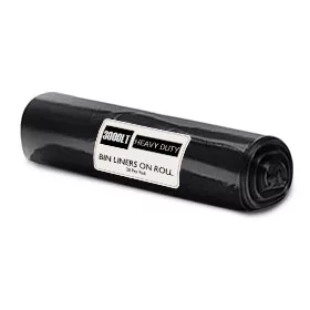 3000Ltr Heavy Duty Bin Liner 65<span style="text-transform:lowercase;">um</span> - Black [20 Roll]