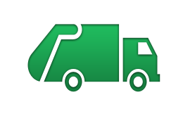 Image of a Green Truck Service only for Victoria