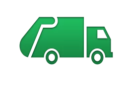 Image of a Green Truck Service only for Victoria